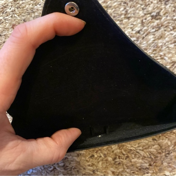 Ray-Ban Sunglasses Eyeglasses Case BLACK and BLACK Liner GOLD Logo - Picture 4 of 6